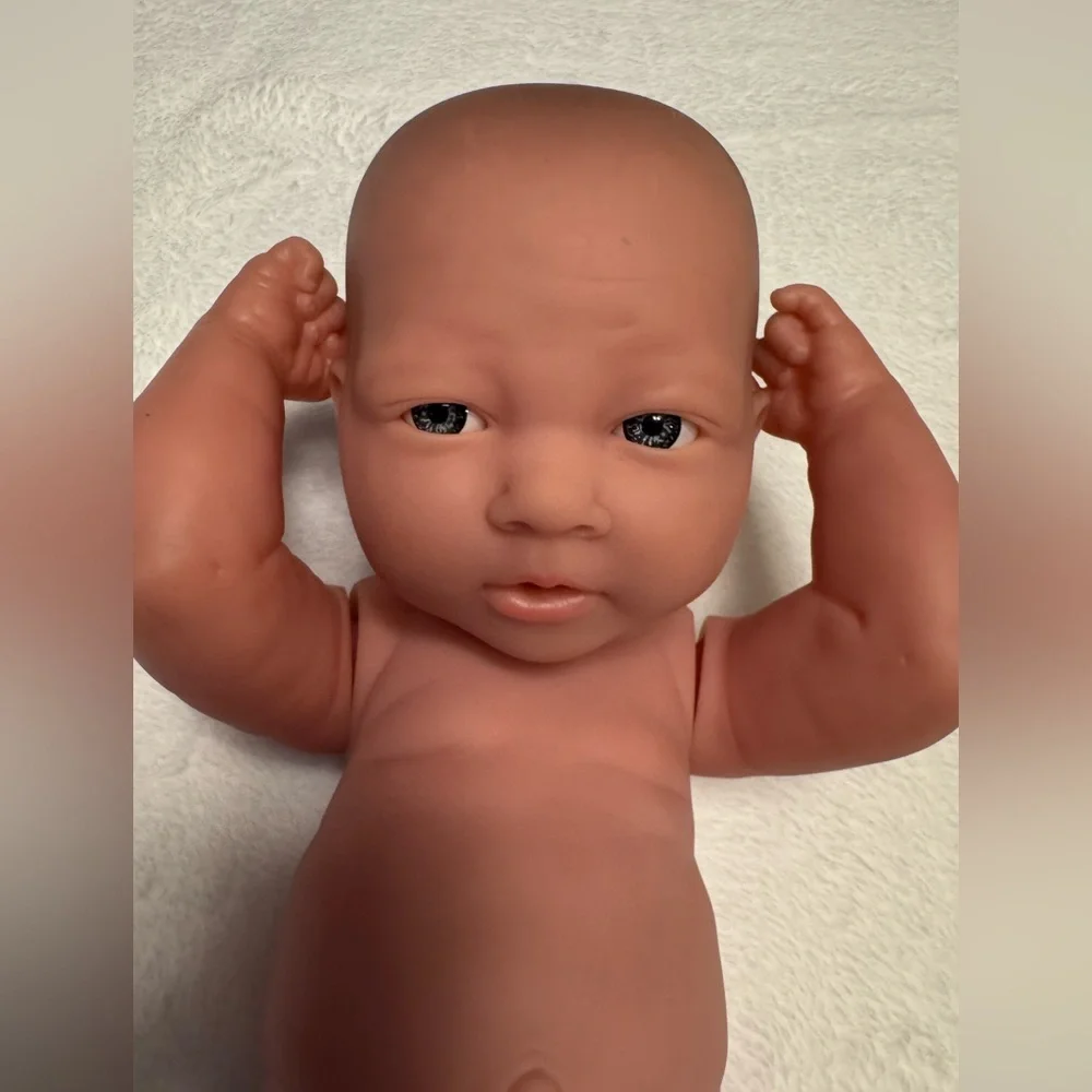 Berenguer Vinyl Newborn Doll Baby Girl Realistic Lifelike Blue Eyes 22-07 14